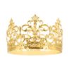 Dekoracja na tort Korona złota 10 cm
