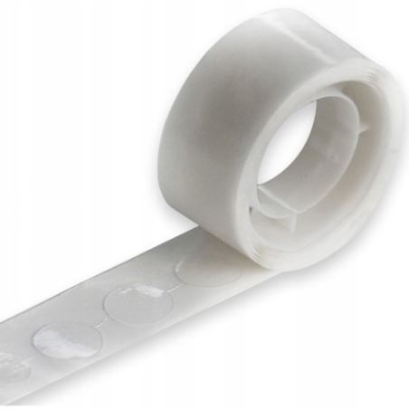 Dwustronne kropki klejowe na rolce, 100 szt.