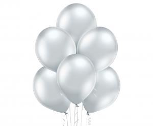 Balon 14" Glossy Silver 100 szt.