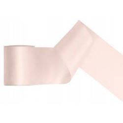 Tasiemka satynowa, złamana biel, 100mm/25m