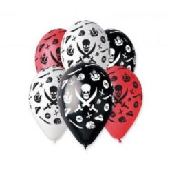 Balony Premium "Piraci", 12"/ 5 szt.