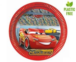 Talerzyki papierowe Cars 3 (Disney),23cm