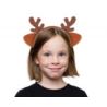 Opaska Renifera z uszami, brązowa