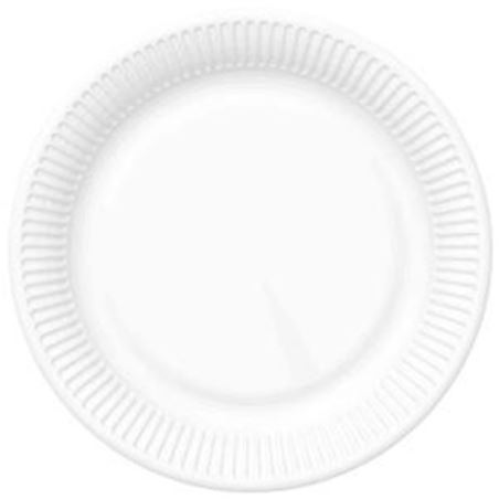 Talerze papierowe brązowe 18cm 50szt