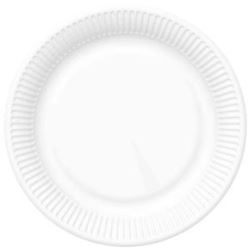 Talerze papierowe białe 18cm/ 20szt.