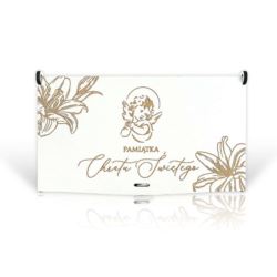 Pudełko mini drewno Chrzest naturalne