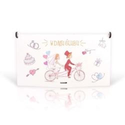 Pudełko mini drewno Ślub kolorowe