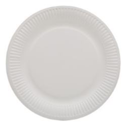 Talerze papierowe 23cm białe 100 sztuk