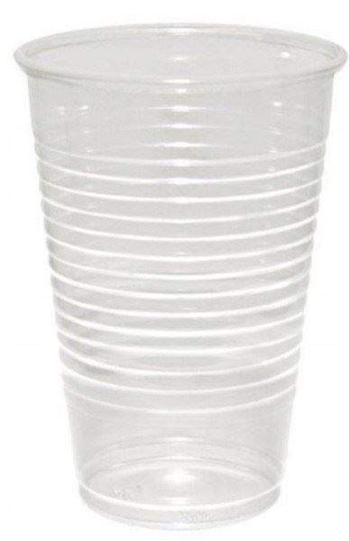 Kubki plastikowe 200ml transparentne 100 sztuk