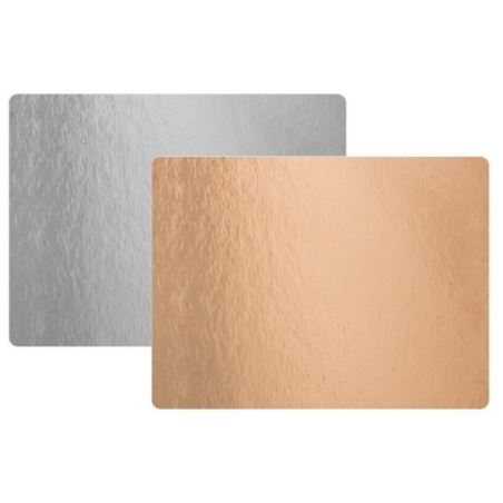 Podkłady złoto/srebrne 12x18cm, 1 sztuka