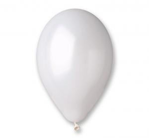 Balony GM90 metal 10" - perłowo-białe 29/ 100 szt.
