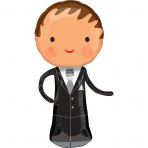 Balon foliowy Pan Młody 48x101cm