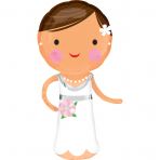 Balon foliowy Panna Młoda 48x100cm