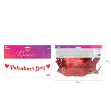 Baner Valentines Day czerwony 140cm