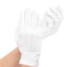 Rękawiczki białe z przeszyciami 23 cm