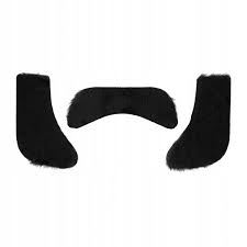 Sztuczne bokobrody i wąsy - zestaw