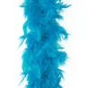 Boa z piór niebieskie 190cm