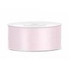 Tasiemka satynowa, j.pudrowy róż, 25mm/25m