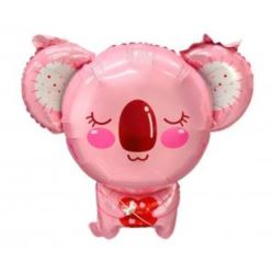 Balon foliowy Koala różowa, 49x54cm
