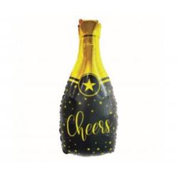 Balon foliowy B&C Szampan - Cheers, 35x76 cm