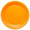 talerzyki papierowe pomarańczowe 23cm