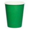 Kubeczki papierowe ciemnozielone 237ml