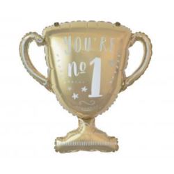 Balon foliowy Puchar, szampańskie złoto, 55x55 cm