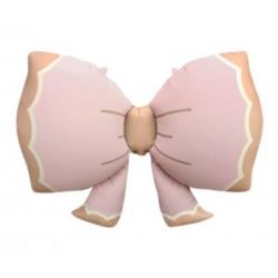 Balon foliowy Kokarda różowa, 68x47cm