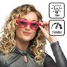 Okulary imprezowe LED Blink różowe