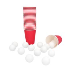 Zestaw do ponga piwa, 22 kubki i 15 piłek