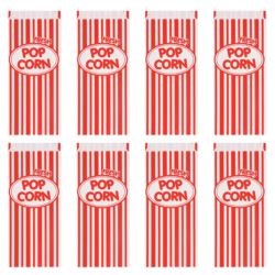 Zestaw 8 papierowych torebek na popcorn