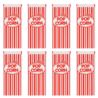 Zestaw 8 papierowych torebek na popcorn