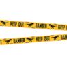 Taśma Danger Dinozaur, żółta 15 m