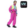 Różowy kombinezon narciarski męski Uv