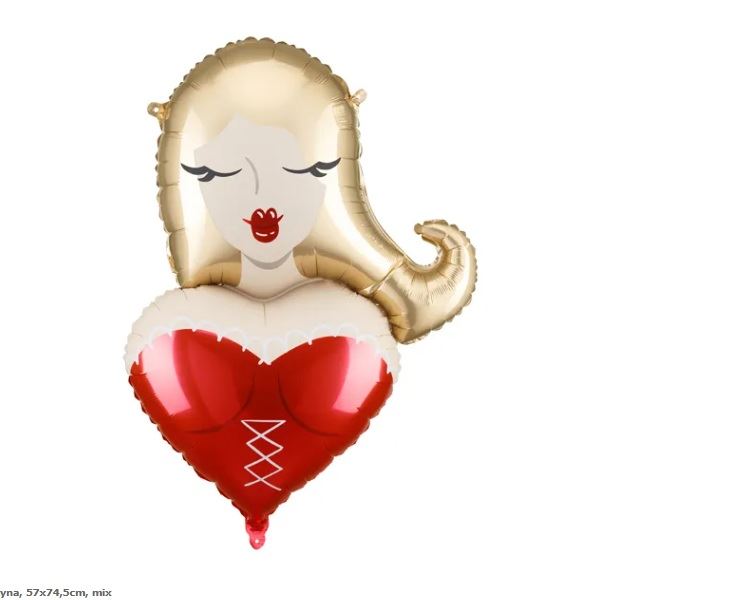 Balon foliowy Dziewczyna, 57x74,5cm