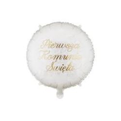 Balon foliowy Pierwsza komunia święta 35cm