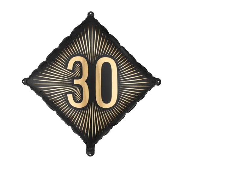 Balon foliowy ''30'', 46x46 cm