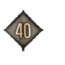 Balon foliowy ''40'', 46x46 cm