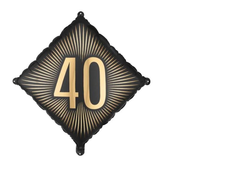 Balon foliowy ''40'', 46x46 cm