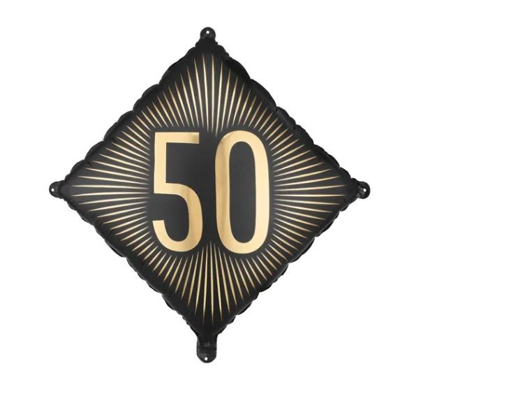 Balon foliowy ''50'', 46x46 cm