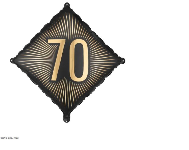 Balon foliowy ''70'', 46x46 cm