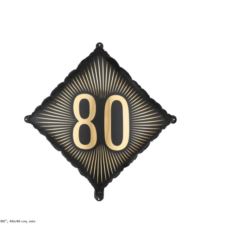 Balon foliowy ''80'', 46x46 cm
