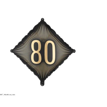 Balon foliowy ''80'', 46x46 cm