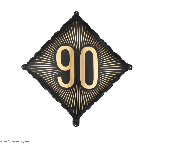 Balon foliowy ''90'', 46x46 cm