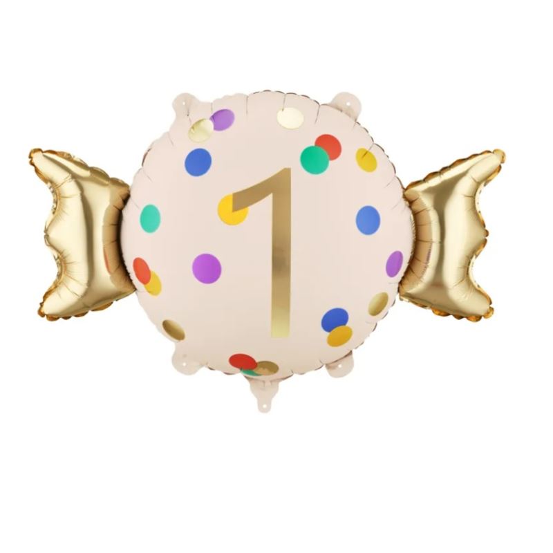 Balon foliowy Cukierek ''1'', 61x37 cm