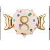 Balon foliowy Cukierek ''8'', 61x37 cm