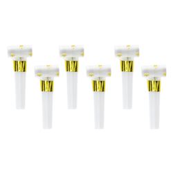 Papierowe gwizdki Gwiazdy, biały