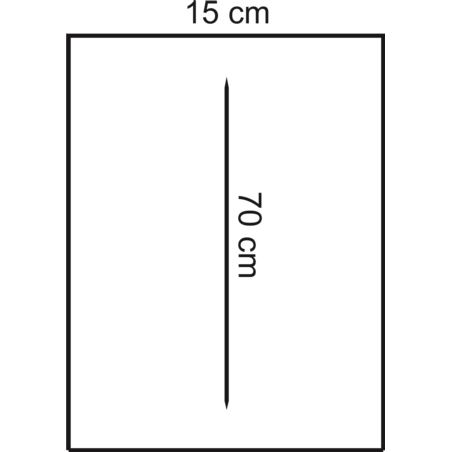 Rękaw foliowy 15x70 cm 50 szt.