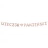 Girlanda papierowa "WIECZÓR PANIEŃSKI", różowa, 2,