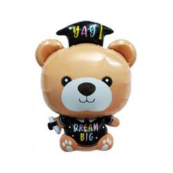 Balon foliowy Miś absolwent, 41x53cm